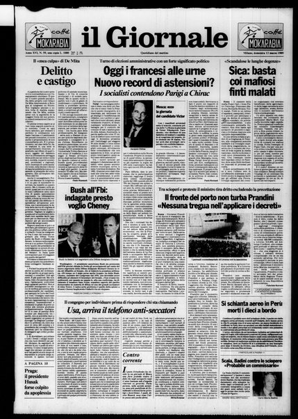 Il giornale : quotidiano del mattino